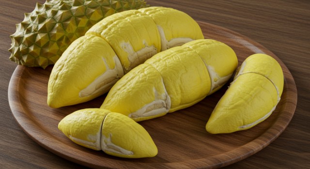 Sầu riêng ngon ngọt, chắc thịt