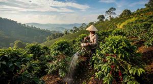 Kỹ thuật tưới nước cho cây cà phê