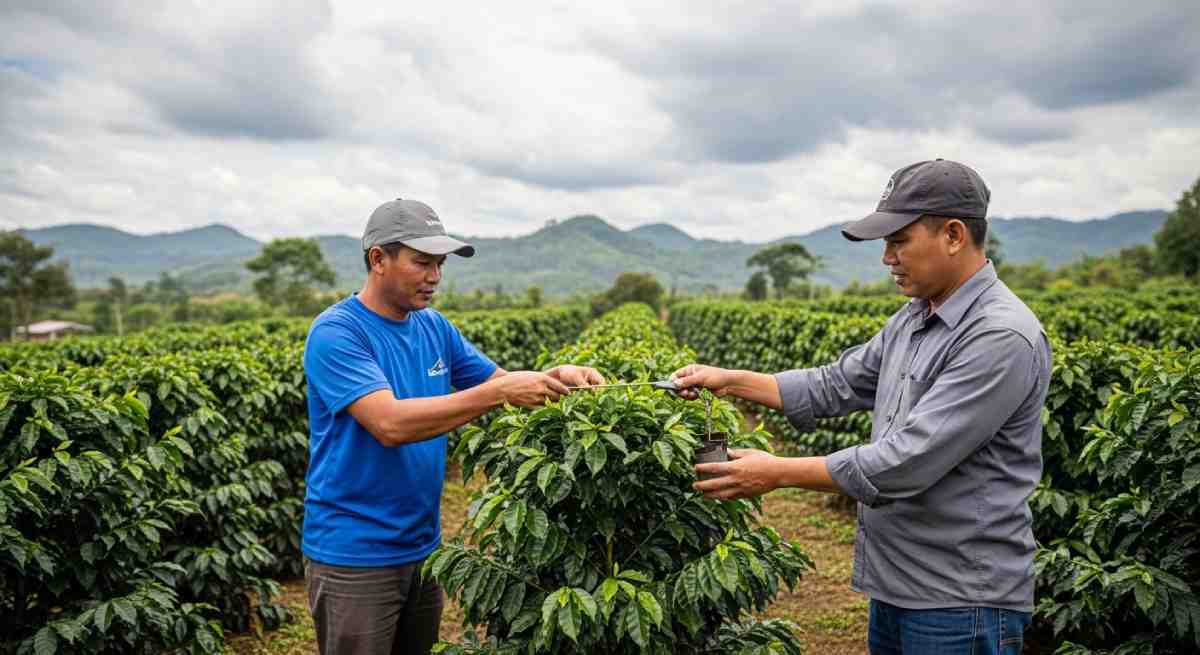 Kxy thuật chăm cà phê đau mùa mưa