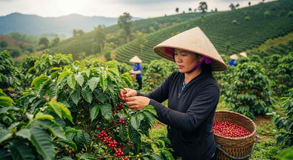 Mẹo hái cà phê đảm bảo chất lượng