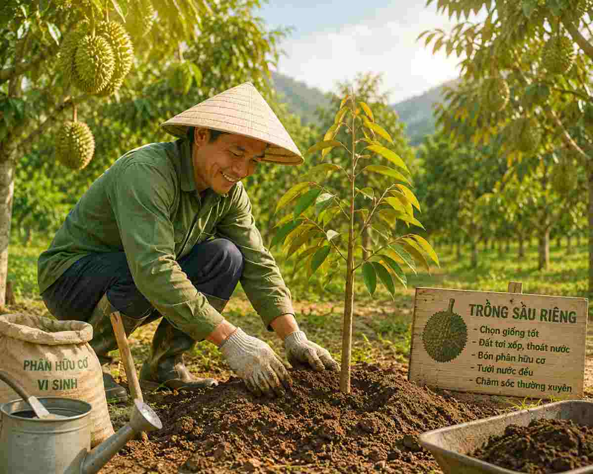 Cách chăm sóc sầu riêng