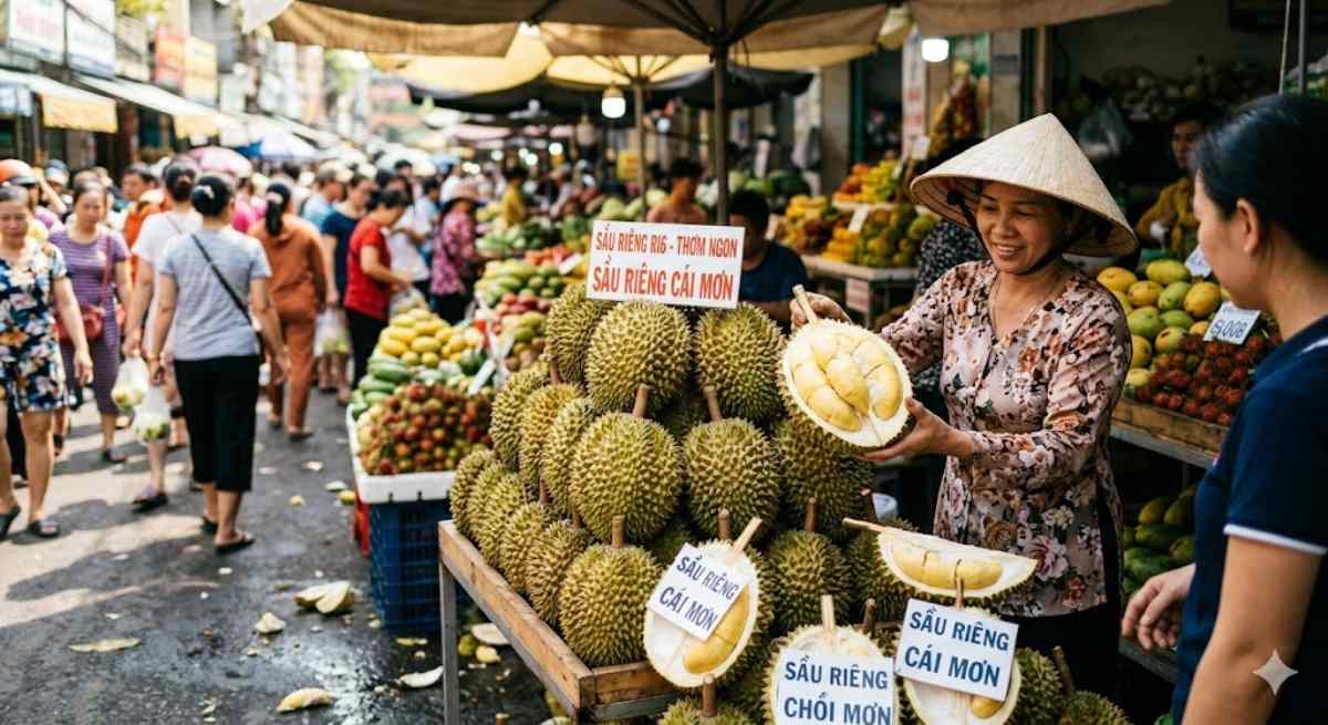 Thị trường sầu riêng